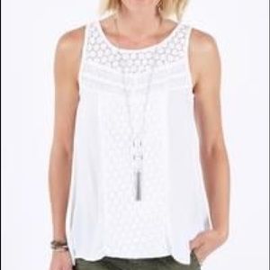 Evereve Crochet Lace Tank